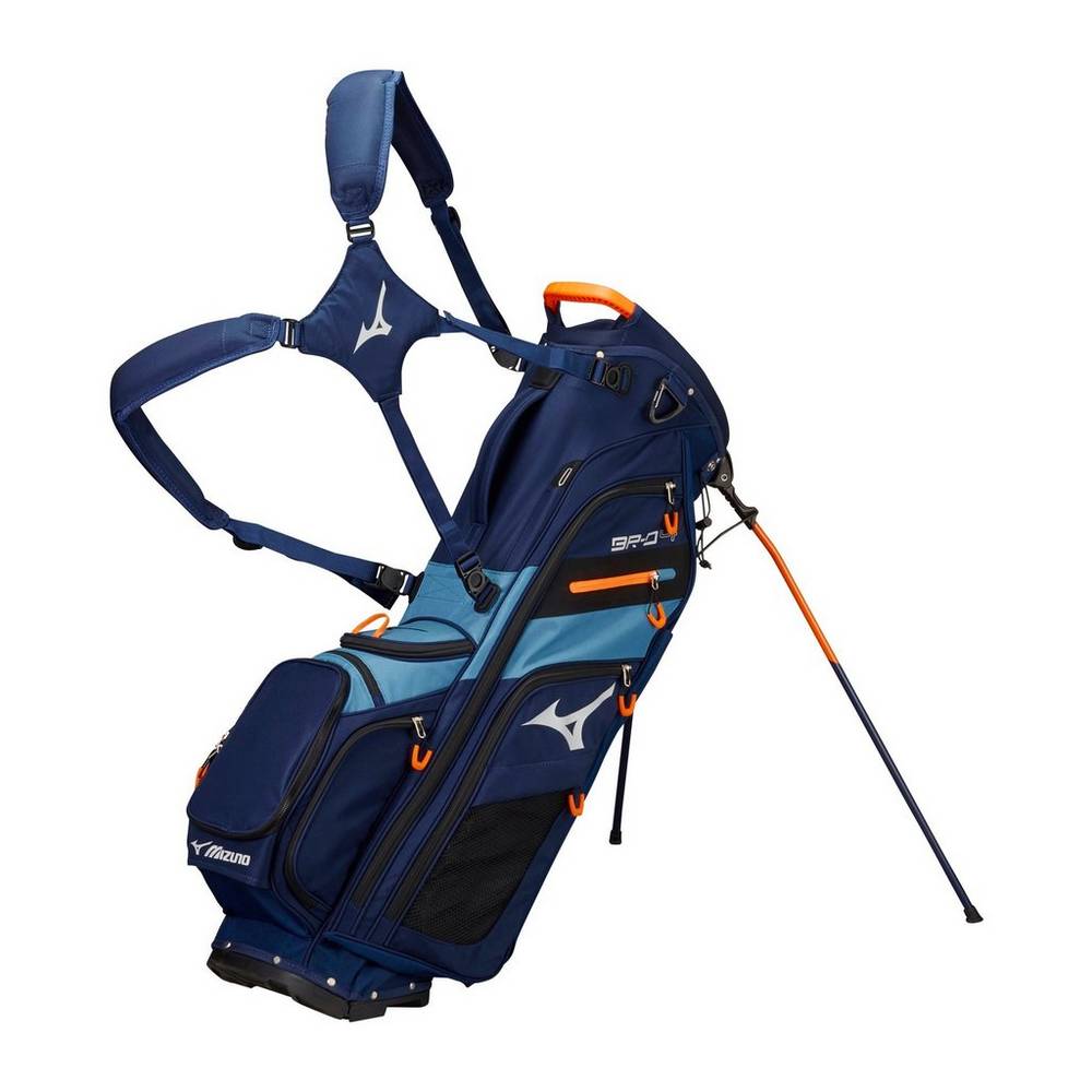 Mizuno BR-D4 6-Way Stand - Bayan Sırt Çantası - Lacivert/Gri Mavi Türkiye (ZJMFNI-417)